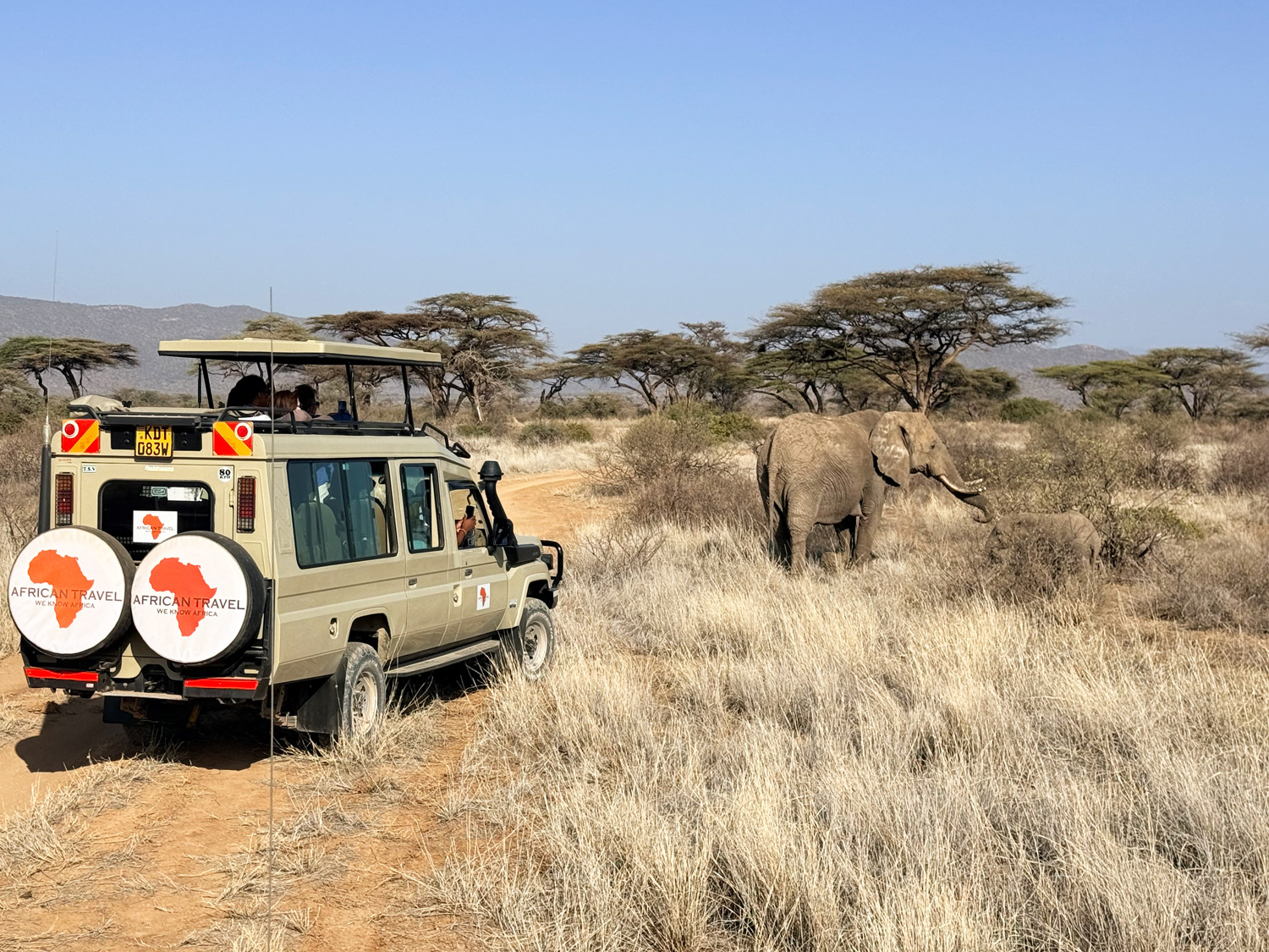 African Travel safari vehicle